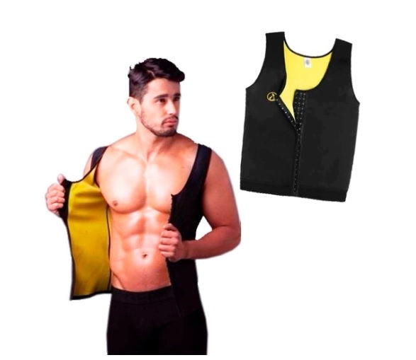 Camiseta Reductora de Neopreno para Hombre - Efecto Sauna y Corrector de Postura