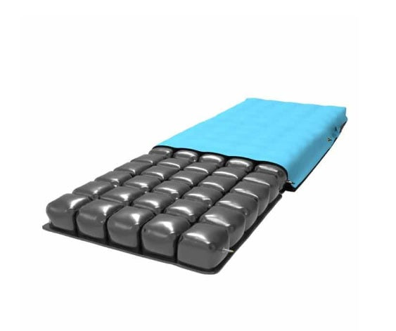 Colchón Clínico Antiescaras Flotación Seca (3 Secciones) + Bomba de Inflado y Funda Clínica