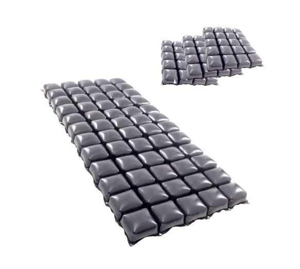 Colchón Clínico Antiescaras Flotación Seca (3 Secciones) + Bomba de Inflado y Funda Clínica