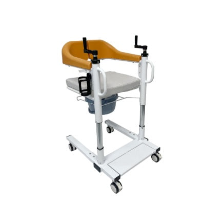 Silla de Transferencia Hidráulica Multifunción 4-en-1 | Grado Clínico Certificado (STM-01A)