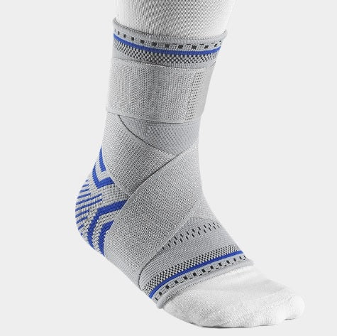 Tobillera Deportiva de Compresión 3D con Cintas de Refuerzo (Estabilidad y Esguinces)